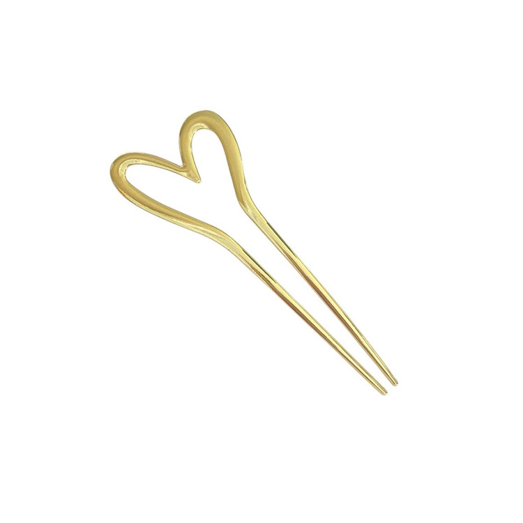 کانزاشی مینیمال طرح قلب فلزی رنگ ثابت