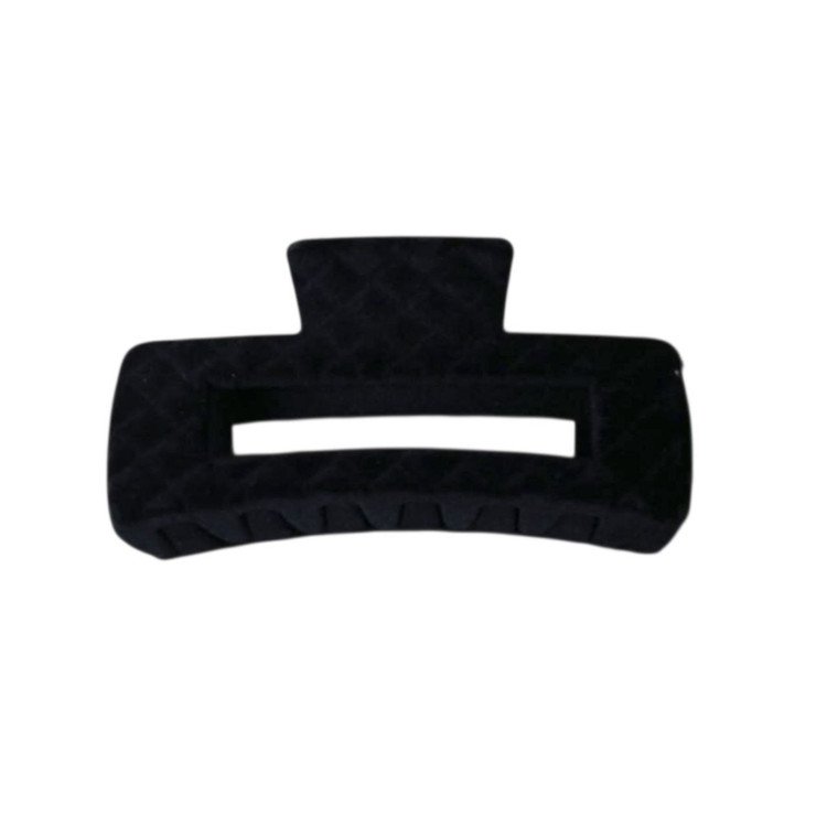 کلیپس مخملی مستطیلی قهوه ای